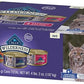 Blue Buffalo Wilderness High Protein, Natural Adult Pate Wet Cat Food Variety Pack, Chicken, Salmon, Turkey 5.5-oz can (12 count - 4 of Each Flavor)