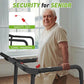 FYC Walking Treadmill for Seniors with Extended Handrails & Deck, Composite Shock-Absorbing Treadmill for Seniors, Optional APP Control, 300 LBS Capacity