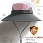 FURTALK Womens Sun Hat with Ponytail Hole Beach Hiking Summer Wide Brim UPF 80+ Outdoor Protection Foldable Bucket Hat