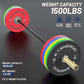 7ft Olympic Barbell Bar 45LB Load 1500lbs Capacity Available, for Gym Home Exercises, Weightlifting, Powerlifting for 2" Olympic Plates