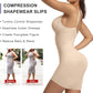 SHAPERX Strapless Shapewear Dress for Women Tummy Control Seamless Full Body Shaper Slip with Removable Straps