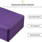 Sunshine Yoga 3" Yoga Block, 10 Pack Bulk EVA Foam Yoga Blocks, Firm and Supportive Yoga Brick, Balance Foam for Stretching, Pilates, and Workout, 3" x 6" x 9"