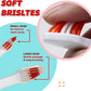 Pet Toothbrush for Dogs, Cats with Soft Bristles - Easy Teeth Cleaning & Dental Care, Non Slip Dual Head Dog Toothbrush