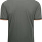 Esabel.C Jacquard Golf Shirts for Men Moisture Wicking Short Sleeve Performance Dry Fit Active Mens Polo Shirts