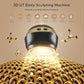 Depsoul Body Massager, 2 in 1 Professional Wireless Electric Massager with 3 Gears for Belly, Waist, Leg, Butt, Arm (Black)