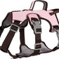 Escape Proof Dog Harness, No Pull Reflective Adjustable Vest with Easy Control Lift Handle, No Choke Soft Padded Breathable Full Body Pet Harness for Walking Hiking and Training (Pink, Small)