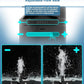 AQQA Dual-Use Aquarium Filter,Fish Tank Filter + Small Water Pump,Filtration,Wave-Making,Dissolved Oxygen,Water Circulation,Water Changes,Fountains Multifunctional Pump,Saltwater Freshwater (25W)