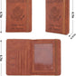Melsbrinna Rfid Passport Holder for Travel women/Men, Cute Passport Wallet Rfid Blocking Card Slots, Rfid Passport Cover/CaseTravel Wallet, Passport Book Holder (1, Brown1)