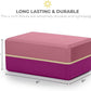 Sunshine Yoga 4" Striped Yoga Block, 10 Pack Bulk EVA Foam Yoga Blocks, Firm and Supportive Yoga Brick, Balance Foam for Stretching, Pilates, and Workout, 4" x 6" x 9"