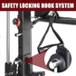 Smith Machine with Chest Fly & Leg Press, All-in-One Home Gym Power Cage with Weight Stack, Bench and Full Accessory Kit for Total Body Strength Training for Beginners
