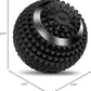 Uppye Vibrating Ball Massager, 4-Speed High-Intensity Fitness Lacrosse Ball, Mobility Ball for Workout Recovery, Deep Tissue Massager for Pain Relief and Trigger Point Treatment (Black)