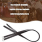 Jeereal Non-Stretch Stability English Stirrup Leathers with Strong Nylon Core for Equestrian Riding