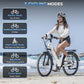 V80 Electric Bike, 1000W Motor 28MPH Ebike, 48V 13Ah Removeable Battery, 26'' City Cruiser Adult Electric Bicycles up to 70 Miles