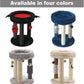 MECOOL 4in1 Small Cat Tree,Scratching Post with Tower Soft Bed, Sisal Carpet Jute Posts with Three Hanging Ball Toys and Massage Brush for Indoor Cats and Kittens