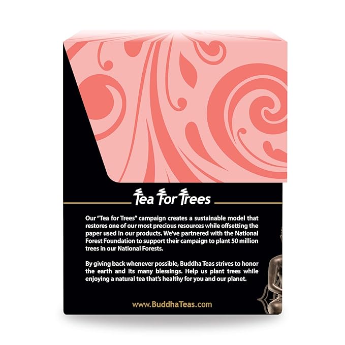 Buddha TeasBuddha Teas - Organic Detox Dharma Blend - Herbal Tea - For Health & Wellbeing - With Antioxidants & Minerals - Clean Ingredients - Caffeine Free - OU Kosher & Non-GMO - 18 Tea Bags (Pack of 1)
