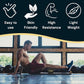 FitNation Foam Roller – High-Density Foam Muscle Roller – Textured Foam Rollers for Muscle Massage, Stretching, Pilates, Yoga