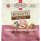 Primal Freeze Dried Raw Dog Food Nuggets, Turkey & Sardine Complete & Balanced Meal, Also Use as Topper or Treat, Premium, Healthy, Grain Free, High Protein Raw Dog Food, 14 oz