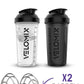 '-2 Pack- 14 oz Protein Shaker Bottles for Protein Mixes - 2x Wire Whisk | Leak Proof Shaker Cups for Protein Shakes and Pre Workout | Protein Shaker Bottle Pack | Protein Mixer Cup