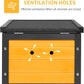 GEGURI Outdoor Cat House Weatherproof, Rabbit Hutch & Indoor Bunny Cage, Wooden Shelter for Feral Cats, Rabbits, Chickens & Small Animals
