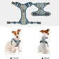 Timos Dog Harness, 3 Snap Buckles No-Pull Soft Padded Dog Vest with 2 Metal Leash Clips, Adjustable Reflective No Choke Pet Harness with Easy Control Handle for Small Dogs, Sunset Valley, S