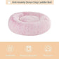 WNPETHOME Calming Dog Bed for Large Dogs, Anti-Anxiety Donut Pet Bed, Fluffy Faux Fur Plush Pet Beds，Warming Cozy Soft Round Lagre Dog Bed for Large Jumbo Dogs, Cat Cuddler Cushion Bed