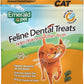Feline Dental Treats — Tasty and Crunchy Cat Treats Grain Free — Natural Dental to Clean Teeth, Freshen Breath, and Reduce Plaque and Tartar Buildup — Chicken, 32 oz