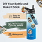 40 oz Insulated Water Bottle with Straw (Cold for 48 Hrs), Stainless Steel Triple Wall Vacuum Sports Water Jug, Leakproof Hydro Cup Flask with Paracord Handle & Straw Spout Lids & DIY Stickers