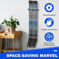 Yousoontic Hockey Stick Holder Wall Mount, 1-6 Stick Capacity, Ice and Field Hockey Organizer (Decor & Storage 2-in-1) for Home Garage Room Office Sports Decoration