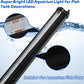 Bubbler Aquarium Fish Tank Decor: Submersible Aquarium Lighting with Oxygen Boost for Fish Lovers - Waterproof RGB Light Bar Bubble Wall for 30-35 Inch Saltwater Freshwater Fishes Tanks