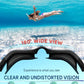Swim Goggles, Polarized Adult Swimming Goggles Bungee Strap No Hair Pulling Anti-fog Pool Goggles for Men Women