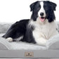 Orthopedic Dog Bed for Large Dogs - Big Washable Dog Sofa Beds Large, Supportive Foam Pet Couch Bed with Removable Washable Cover, Waterproof Lining and Nonskid Bottom
