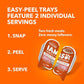 IAMS Perfect Portions Healthy Adult Grain Free Wet Cat Food Pate, Salmon Recipe, 2.6 oz. Easy Peel Twin-Pack Trays (24 Count, 48 Servings)