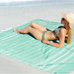 Oversized Turkish Beach Towel Blanket XXL Cotton Sandproof Towels Boho Woven Extra Large Big Sand Free Giant Throw Thick Blankets Huge Quilt XL Picnic Camping Necessities Cloud For Adult Gifts Aqua
