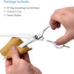 JASON 8" Curved Dog Grooming Scissors Ergonomic Pets Cats Trimming Shears with Offset Handle and a Jewelled Screw for Right Handed Groomers Long Sharp Comfortable