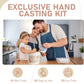 Hand Casting Kit, Anniversary Couples Gifts Casting Kit,Hand Mold Kit Couples, Hand Mold Kit Couple with Base, Couple 1 Year Anniversary, Bridal Shower, Wedding Gifts Plaster Hand Mold Casting Kits