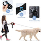 PuppyDoggy Dog Poop Bag Holder for Leash Waste Bag Carrier Dog Poop Bag Dispenser for Walking Running Bicycle Accessory 4 pieces (Pink)
