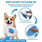 Bath Grooming Kit with Hair Brush, Towel & Scrubber Gloves - 6-in-1 Slicker Brush for Shedding Dogs & Cats, Blue