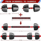 Adjustable-Dumbbells-Sets,Free Weights-Dumbbells Set of 2 Convertible To Barbell A Pair of Lightweight for Home Gym,Women and Men Equipment