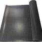 Boshen 7.5Ft x 17Ft Rubber Flooring Mats 2.9mm Thickened Diamond Plate Flooring Roll 127.5sqft Garage Floor Mats Non-Slip Floor Protector Mat for Garage Warehouse Gym Basement-Black