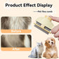 Electrostatic Pet Hair Removal Glove and Cat Dog Flea Comb, Portable Pet Massage and Cleaning Set for Deshedding, Cat Dog Hair Removal on Clothes, Furniture, Car Seats, and Carpets (4PCS)