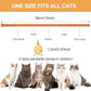 4 Pcs Cat Calming Collar Adjustable Lavender Scent Relaxing Cat Collar with 2 Pendant for Puppies Reduce Stress Aggression Anxious, up to 15 Inches(Orange)