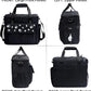 Dog Travel Bag, Airline Approved Dogs Bags for Traveling, 2 Dog 's Food Travel Container and Collapsible Bowls, Weekend Pet Travel Bags