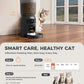 AI Cat Feeder with Dual Cameras (1 Adjustable), 2K HD Night Vision, 5G/2.4G WiFi, 6L Automatic Pet Feeder with APP Control, Laser Interactive Toy, Two-Way Audio & Scheduled Feeding