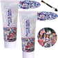 Red White and Blue Face Body Glitter, 4th of July Outfits for Women Girls USA Flag Pride Hair Body Face Glitter Gel Makeup Chunky Sequins, Fourth of July Accessories for Independence Day Celebrations