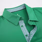 Alex Vando Mens Golf Shirt Moisture Wicking Quick-Dry Solid Short Sleeve Polo Shirts for Men
