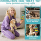 Interactive Dog Puzzle Toys for Indoor Adjustable Food Dispensing Treat Dispenser Ball & Slow Feeder for Large/Medium/Small Dog to Keep Them Busy, Green