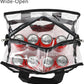 FlowFly Insulated Lunch Cooler Bag - Tote Bag Organizer for Women/Men, Clear#Black