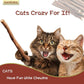Cat Toys - Silvervine & Matatabi Catnip Toys, 10PCS Indoor Kitty Chew Sticks & Wand Toys for Bored Cats
