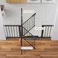 Cumbor 2 Pack 29.7-54.2" Baby Gate for Stairs, Mom's Choice Awards Winner-Auto Close Dog Gate for doorways, Easy Install Pressure Mounted Pet Gate Indoor, Walk Thru Wide Safety Gate for Dog, Black