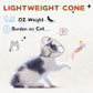 Supet Soft Air Mesh Cat Recovery Cone - Adjustable, Breathable Neck Cone Alternative for Small Kittens, Lightweight, Anti-Scratch